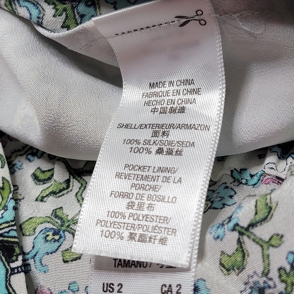 Juicy Couture Desert Paradise Floral Print Jumpsuit Romper Silk Shell Size 2 - Picture 13 of 16